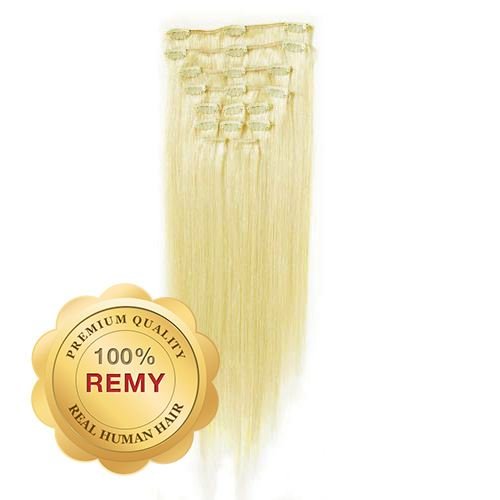 Clip In Extensions - 40 cm #60 platinum blonde - | Fashiongirl