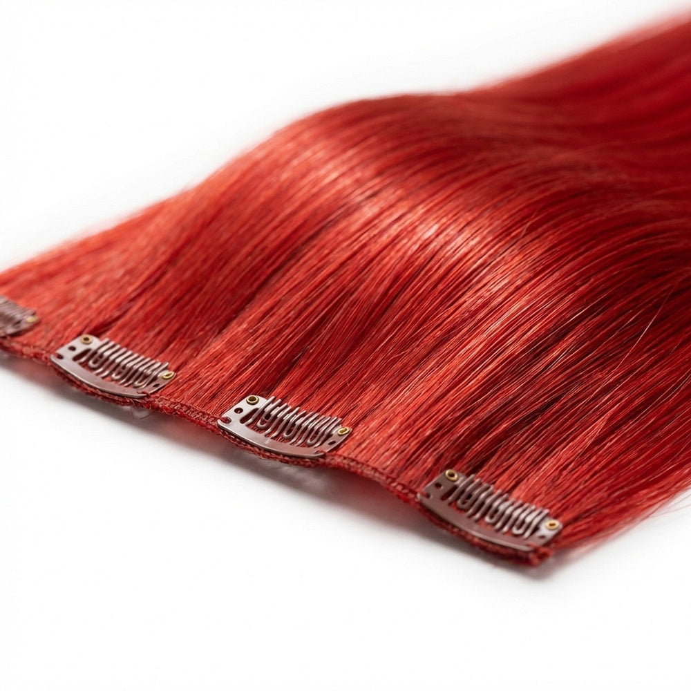 Clip In Extensions  Fire Red - Clip in Extensions - Fashiongirl