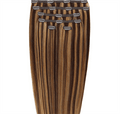 Extensions de cheveux à clipser #4/27 Mélange brun/blond - 7 sets - 60 cm | Gold24 - | Fashiongirl