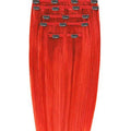 Extensions de cheveux à clipser #5C66 Rouge - 7 sets - 50 cm | Gold24 - | Fashiongirl