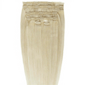 Extensions de cheveux à clipser #88 Blond - 7 sets - 60 cm | Gold24 - | Fashiongirl