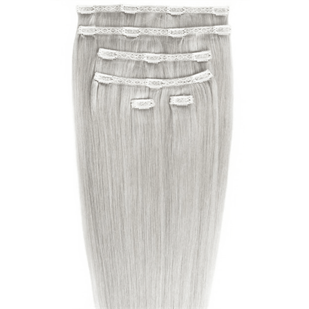 Clip on hair extensions #88A Grey - 7 sets - 60 cm | Gold24 - | Fashiongirl