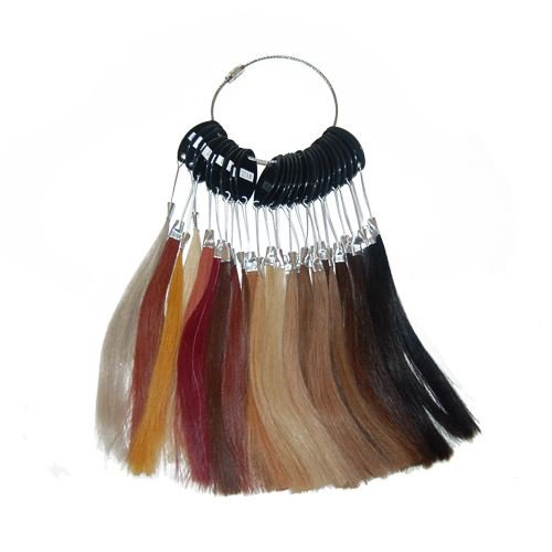Coloration / nuancier avec échantillons de couleurs pour extensions capillaires - | Fashiongirl