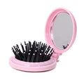 Miroir de maquillage compact avec pinceau - Blush - Miroir