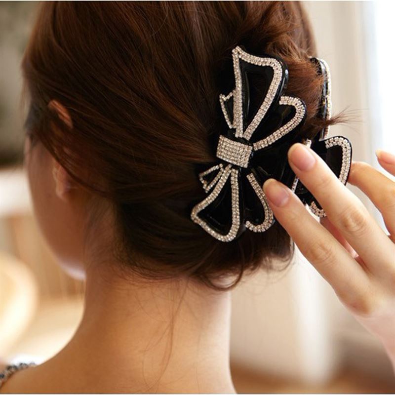 Barrette à cheveux en cristal - Grande - | Fashiongirl