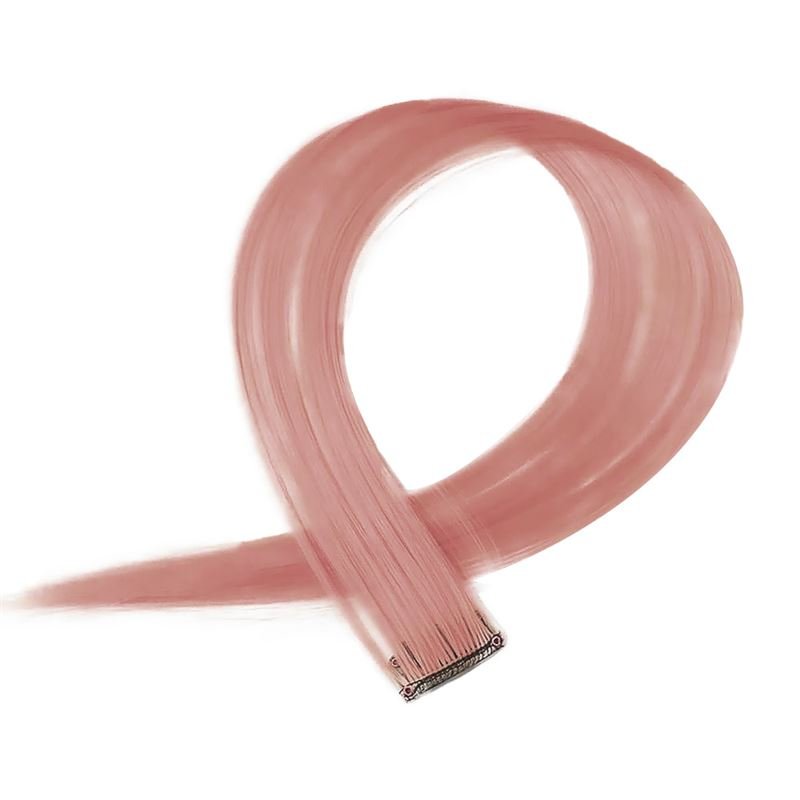 Dusty Pink, 50 cm - Crazy Colour Clip On - | Fashiongirl