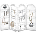 Présentoir à boucles d'oreilles - Présentoir à bijoux pour boucles d'oreilles et colliers - 4 côtés - | Fashiongirl