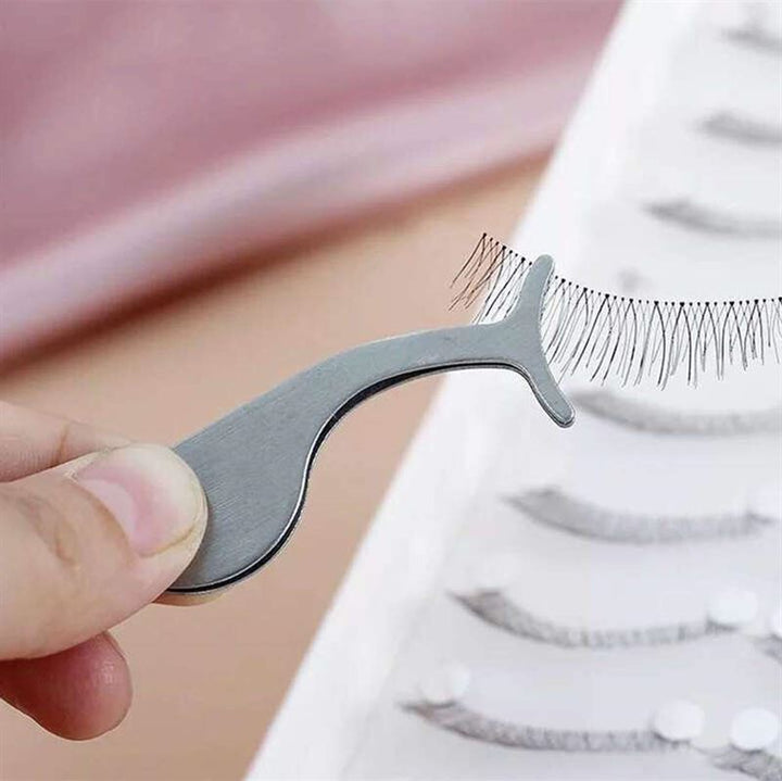 EB Eyelash Applicator - Eyelash Tweezers in stainless steel - | Fashiongirl