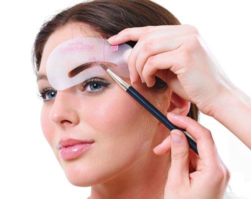 Gabarits pour sourcils - Pochoirs pour sourcils (C5 - C8) - 4 pièces. - | Fashiongirl