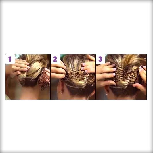 EZ Combs elastic hair comb - Caramel Bronze - | Fashiongirl