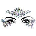 Face Jewels - Bijoux pour le visage avec strass/diamants (YT - 23) - | Fashiongirl