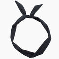 Bandeau flexible avec fil d'acier - noir - Accessoires pour cheveux | Fashiongirl
