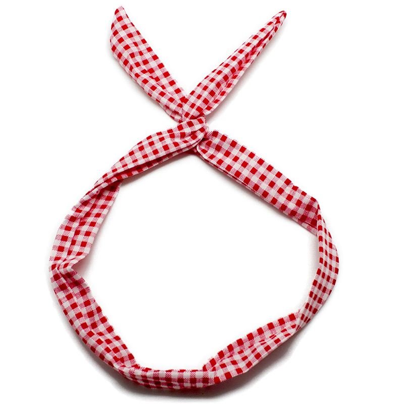 Flexi Hairband with steel wire - chequered - Hair Accessories | Fashiongirl