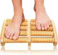 Rouleau de massage pour les pieds / rouleau en bois - 2x5 rouleaux - | Fashiongirl