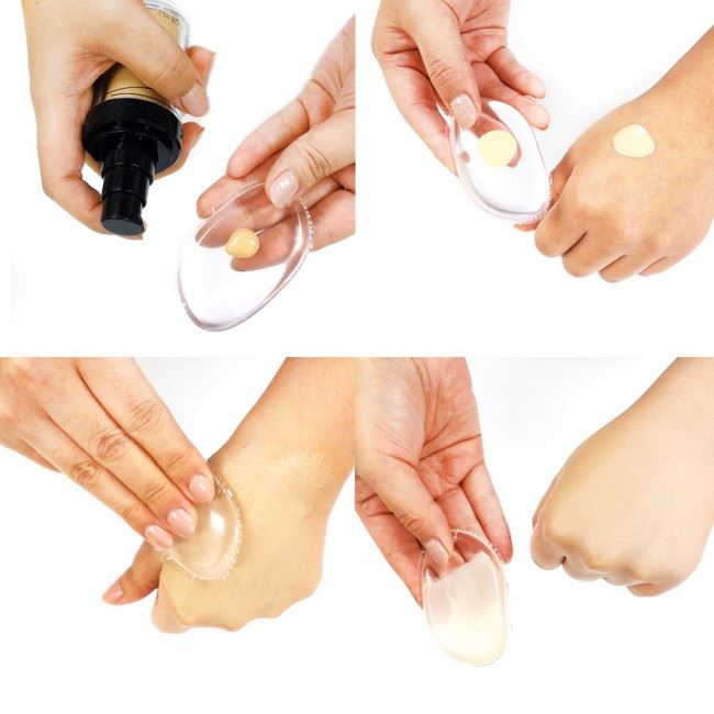 Éponge en silicone FOXY classique - Éponge à maquillage en silicone - | Fashiongirl