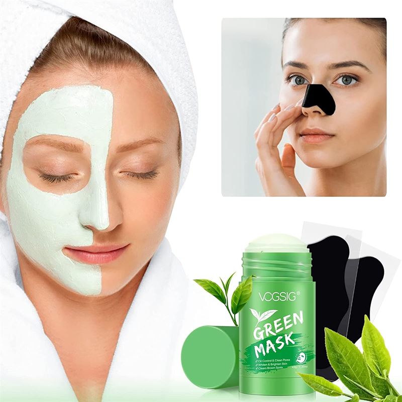 Green Tea Mask Stick - Remove blackheads with green tea extract - | Fashiongirl