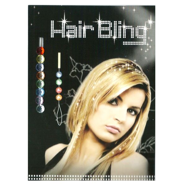 Hair Bling - 8 diamants colorés - | Fashiongirl
