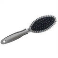 Brosse à cheveux ovale rembourrée - Argent - Accessoire de coiffure | Fashiongirl