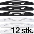 Barrettes - 12 pièces (8 noires + 4 blanches) - | Fashiongirl