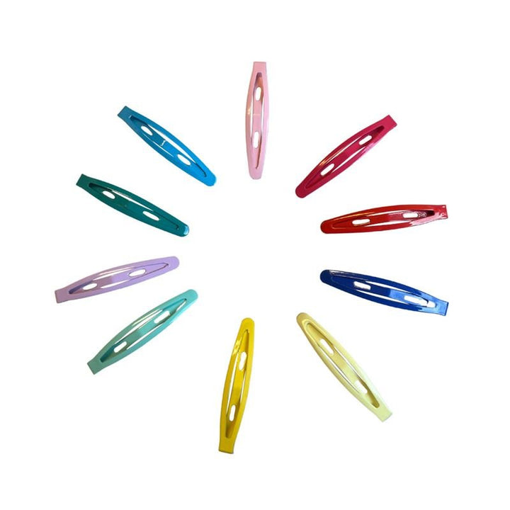 Barrettes de couleur pastel - 10 pièces - | Fashiongirl