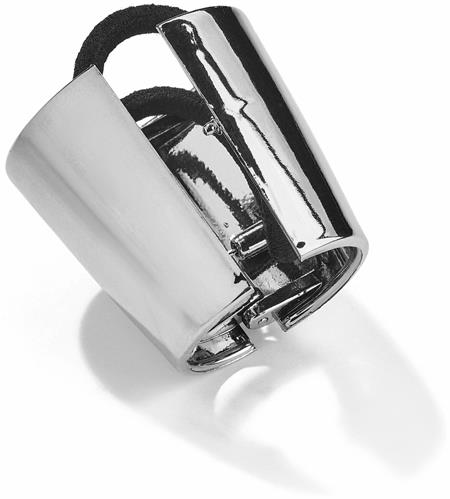 Hair Cuff Cone Hair Ring - Silver - | Fashiongirl