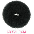 Hair Donut - Noir - 9 cm - Accessoires pour cheveux | Fashiongirl