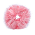 Élastique à cheveux avec fourrure - Faux Scrunchie, rose - Accessoires pour cheveux