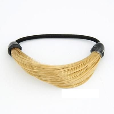 Hair elastic with synthetic hair black - brown - blonde multi colours - Hair Accessories | Fashiongirl