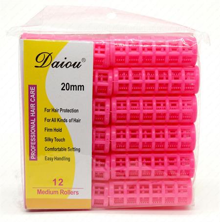 Jeu de rouleaux à cheveux classique - 12 rouleaux à cheveux de 20 mm - | Fashiongirl