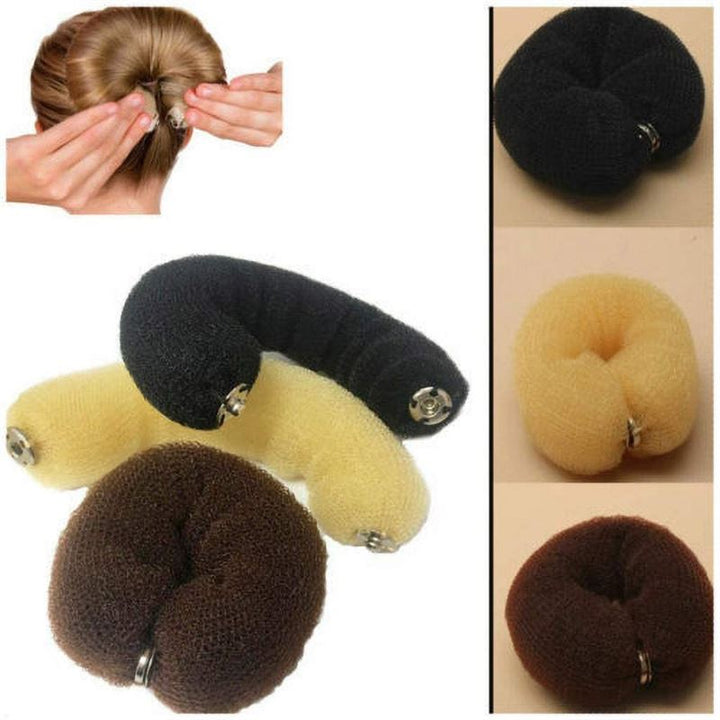 Hair Sausage Donut - Blonde, Brown, Black - 17 cm - Hair Accessories | Fashiongirl