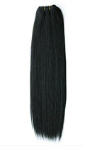 Mèche de cheveux 50 cm couleur noir 1B# - | Fashiongirl