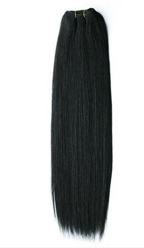 Mèche de cheveux 50 cm couleur noir 1B# - | Fashiongirl