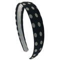 Bandeau à pois - Noir - Accessoires pour cheveux | Fashiongirl