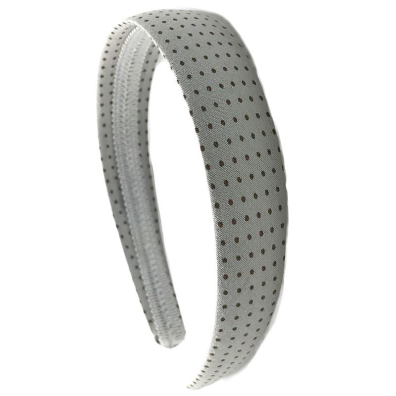 Headband with Dots - White - Hair Accessories | Fashiongirl