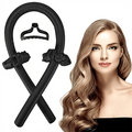 Bigoudis sans chaleur - Obtenez de belles boucles sans chaleur - Noir - Outil de coiffure | Fashiongirl