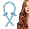 Bigoudis sans chaleur - Obtenez de belles boucles sans chaleur - Bleu - Outil de coiffure | Fashiongirl