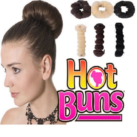 Hot Buns - Hair Donut 16 cm fl colours - Hair Accessories | Fashiongirl