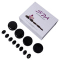 Ensemble de pierres chaudes - Pierres de massage avec 16 pierres - | Fashiongirl