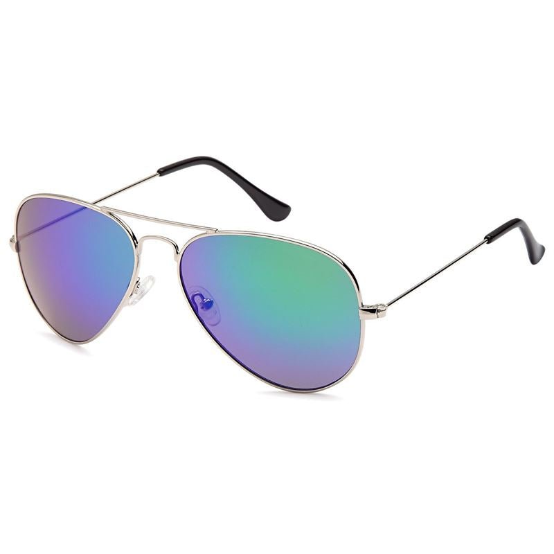Lunettes de soleil aviateur Lux Oil Pilot - Verres miroir avec jeu de couleurs - | Fashiongirl