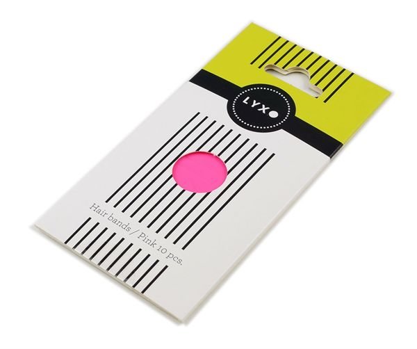 LYXO Sport hair elastics Colour Box Pink 10 pcs - Hair Accessories | Fashiongirl