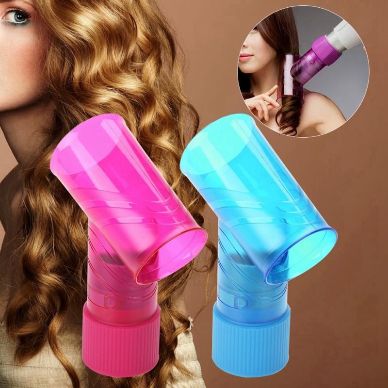 Magic Wind Curler Diffuser - nozzle for hair dryer, pink - Hair Styling tool | Fashiongirl