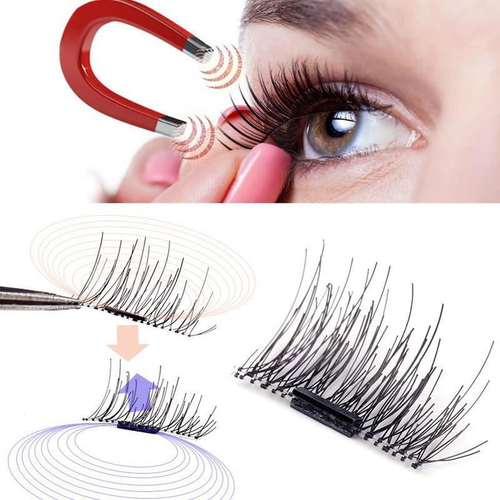 Faux cils magnétiques réutilisables - sans colle - | Fashiongirl