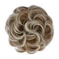 Élastique à cheveux Messy Bun avec cheveux artificiels bouclés - 6AT88 Blond fraise et blond platine - Accessoires pour cheveux | Fashiongirl