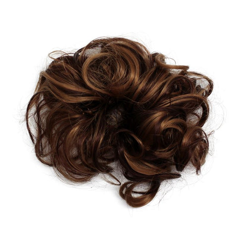 Petit pain de cheveux en désordre