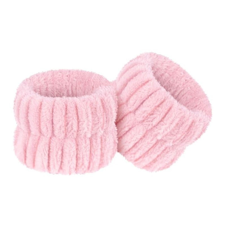 Bracelet microfibre pour les mains - Rose 2 pièces - | Fashiongirl