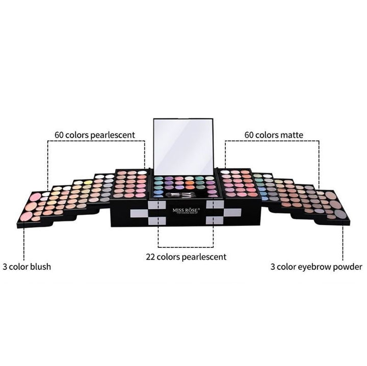 Miss Rose Blockbuster 3D Makeup Eyebrow Palette Kit - 148 couleurs - | Fashiongirl