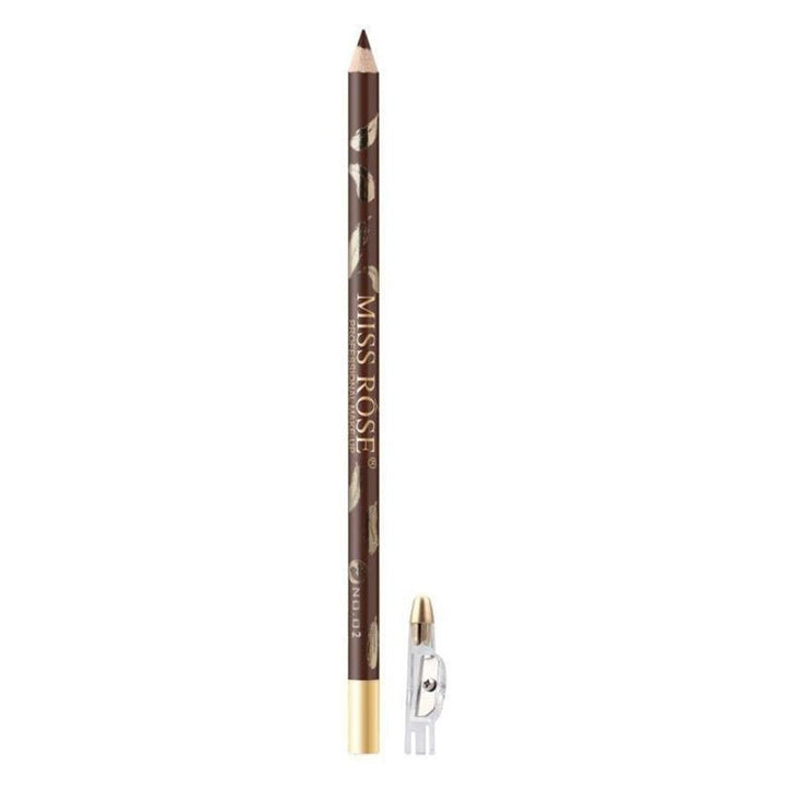 Crayon à sourcils / brosse à sourcils Miss Rose - N° 2 Marron - | Fashiongirl