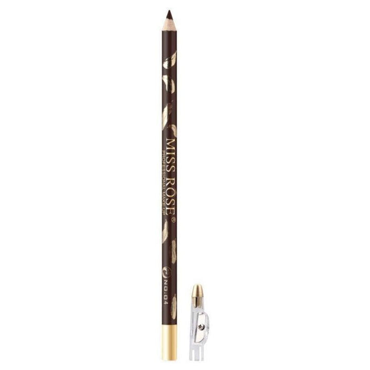 Crayon à sourcils / pinceau à sourcils Miss Rose - N° 4 Gris brun - | Fashiongirl
