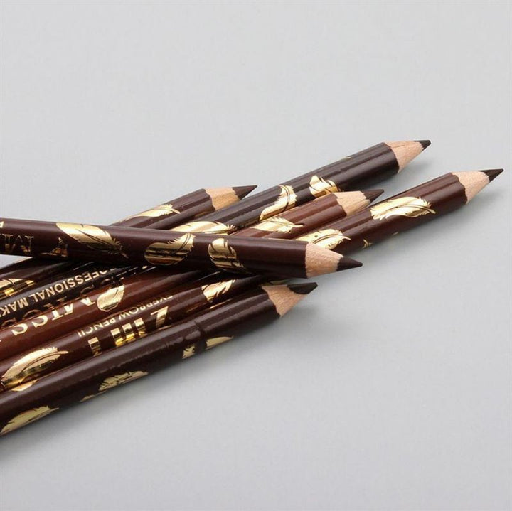 Crayon à sourcils / brosse à sourcils Miss Rose - N° 6 Noir brun - | Fashiongirl