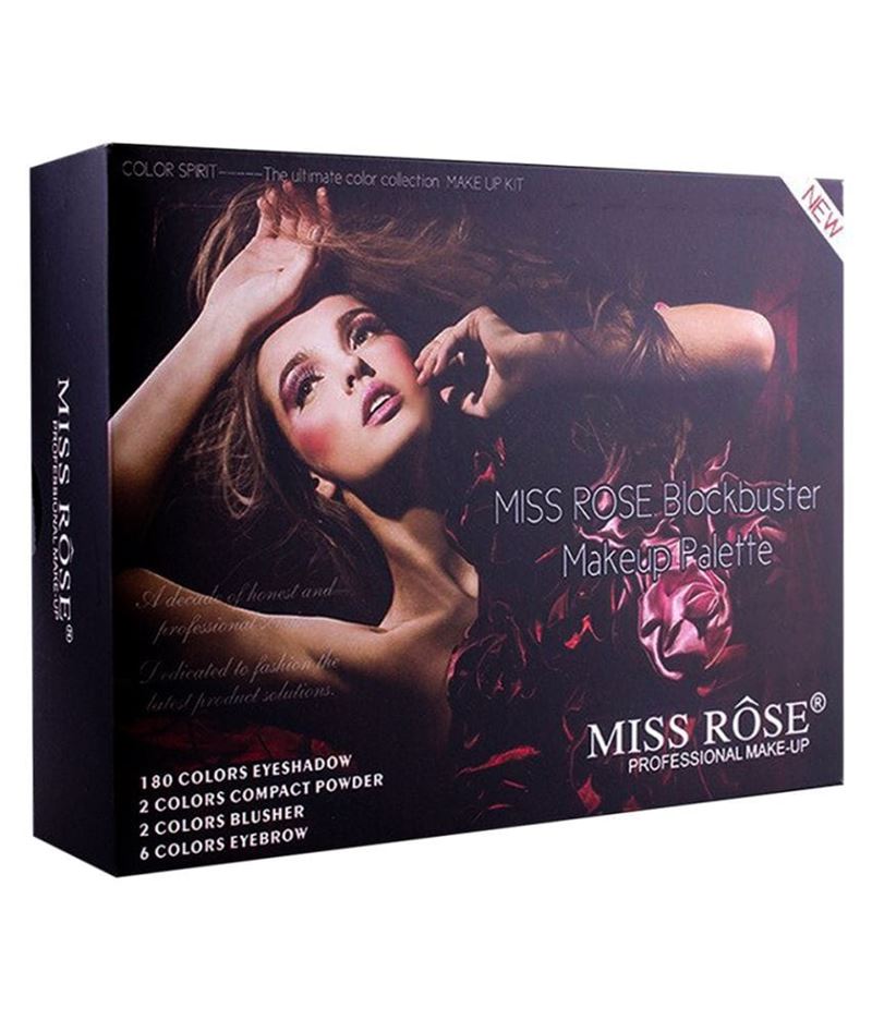 Miss Rose Eyeshadow palette set - Blockbuster makeup palette - 180 colours - | Fashiongirl